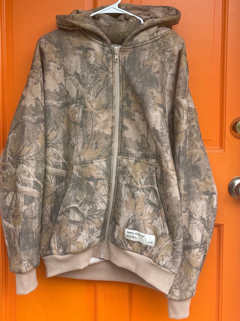 Comfrt Camo Hooded Zip Jacket
